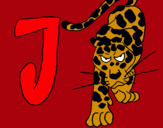 Dibuix Jaguar pintat per guillem palau