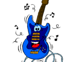 Dibuix Guitarra elèctrica pintat per Tamna