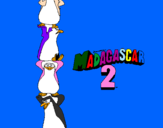 Dibuix Madagascar 2 Pingüins pintat per eric