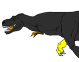 Dibuix Tiranosaure rex pintat per AARON