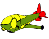 Dibuix Nau supersónica pintat per helicoptero de avatar