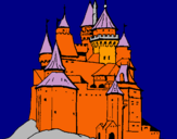Dibuix Castell medieval pintat per Genís