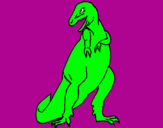 Dibuix Tiranosaurios rex  pintat per pau ferrer