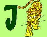 Dibuix Jaguar pintat per laura