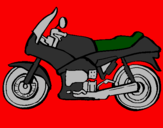 Dibuix Motocicleta pintat per lucas