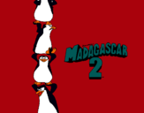 Dibuix Madagascar 2 Pingüins pintat per marti