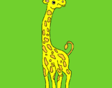 Dibuix Girafa pintat per julia santiago
