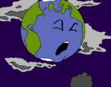 Dibuix Terra malalta pintat per sandra m.y.
