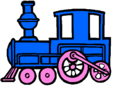 Dibuix Tren pintat per ricard
