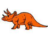 Dibuix Triceratops pintat per maxi