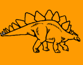 Dibuix Stegosaurus pintat per alex
