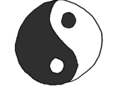 Dibuix Yin yang pintat per Tània