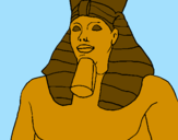 Dibuix Ramsès II pintat per Bintou.