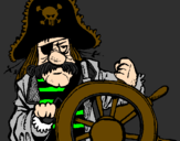 Dibuix Capità pirata pintat per DANY