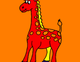 Dibuix Girafa pintat per emilia