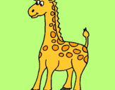 Dibuix Girafa pintat per MARGA