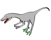 Dibuix Velociraptor II  pintat per tauro        marta