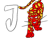 Dibuix Jaguar pintat per ARNAU MEDINA
