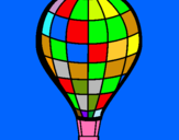 Dibuix Globus aerostàtic pintat per roger ruiz