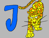 Dibuix Jaguar pintat per j