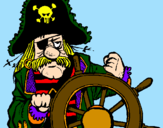 Dibuix Capità pirata pintat per ayman