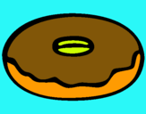 Dibuix Donuts pintat per queralt