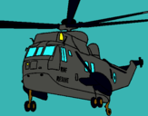 Dibuix Helicòpter al rescat  pintat per gerard defior trapero