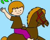 Dibuix Cavall pintat per cArlA, lAUra i AnnA KER