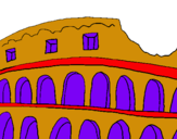 Dibuix Coliseu pintat per nacho