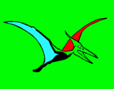 Dibuix Pterodàctil pintat per arnau