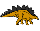 Dibuix Stegosaurus pintat per paula