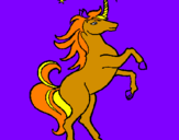 Dibuix Unicorn pintat per SIVER   LIDIA