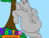 Dibuix Horton pintat per LUCIA