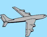 Dibuix Avió pintat per gerard_ponts