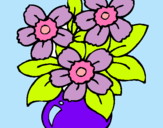 Dibuix Gerro de flors pintat per niikolziitahxz 