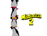 Dibuix Madagascar 2 Pingüins pintat per berenguer