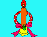 Dibuix Espelma III pintat per marina