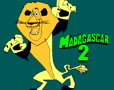 Dibuix Madagascar 2 Alex pintat per aleix