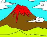 Dibuix Mont Fuji pintat per claratp