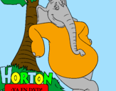 Dibuix Horton pintat per claudia sanchez