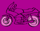 Dibuix Motocicleta pintat per mariola