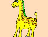Dibuix Girafa pintat per PEP