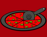Dibuix Pizza pintat per jordi lopez