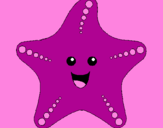 Dibuix Estrella de mar pintat per salma