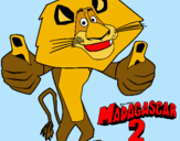 Dibuix Madagascar 2 Alex pintat per sandra homs picañol
