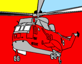 Dibuix Helicòpter al rescat  pintat per wilkin