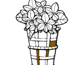 Dibuix Cistell amb flors 3 pintat per htjjhgjhg