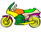 Dibuix Motocicleta pintat per PAULA 18
