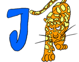 Dibuix Jaguar pintat per Joaquim