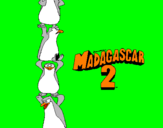 Dibuix Madagascar 2 Pingüins pintat per MIREA `ALVAREZ MATALLANA